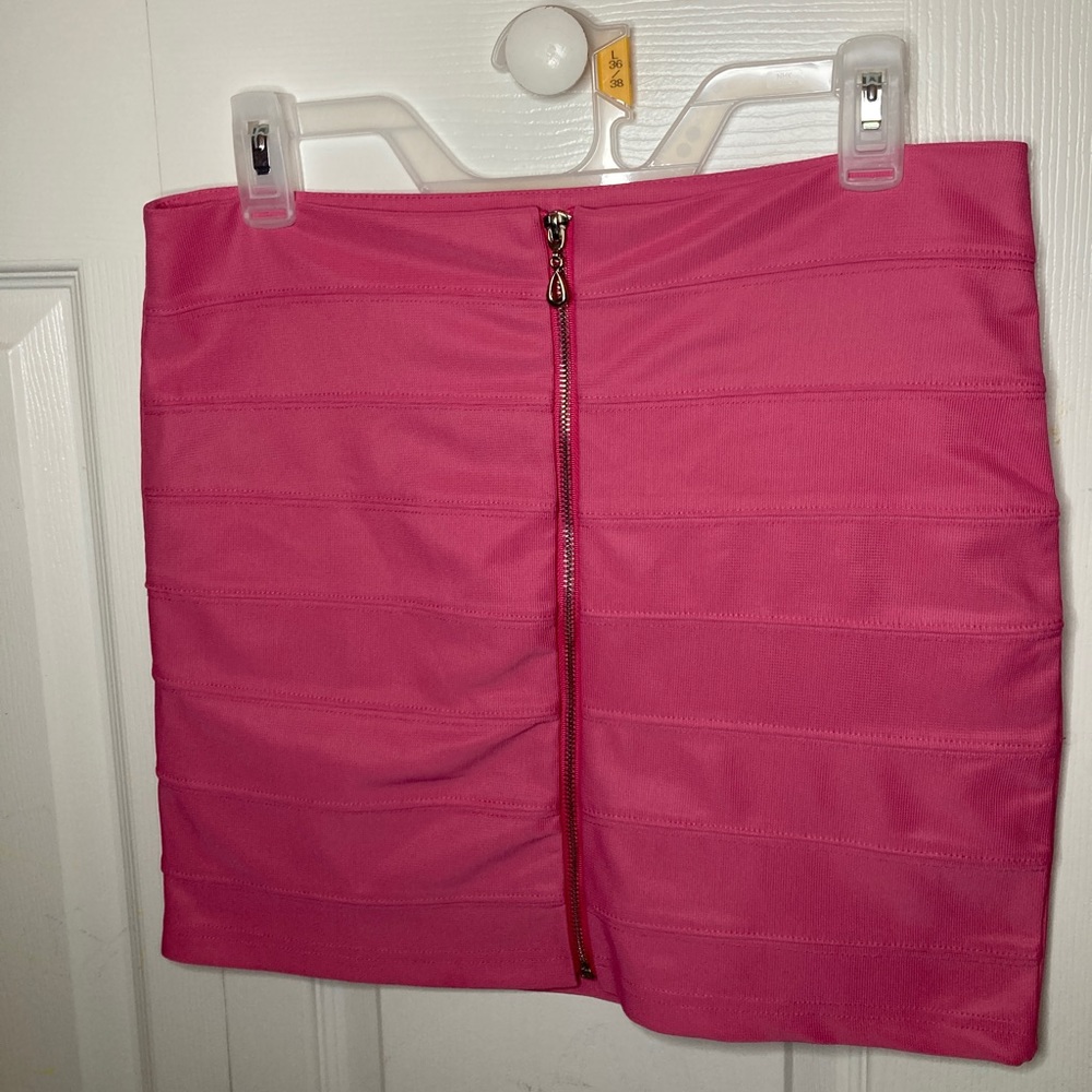 Hot Pink Bodycon Skirt